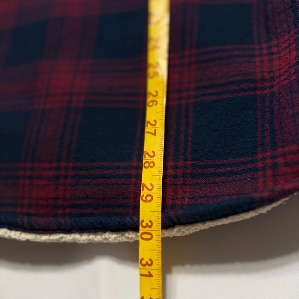 NEW‎ Old Navy Plaid Flannel Sherpa Lined Shacket Jacket Size M Perfect